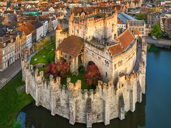Castle Gravensteen in Ghent, Belgium