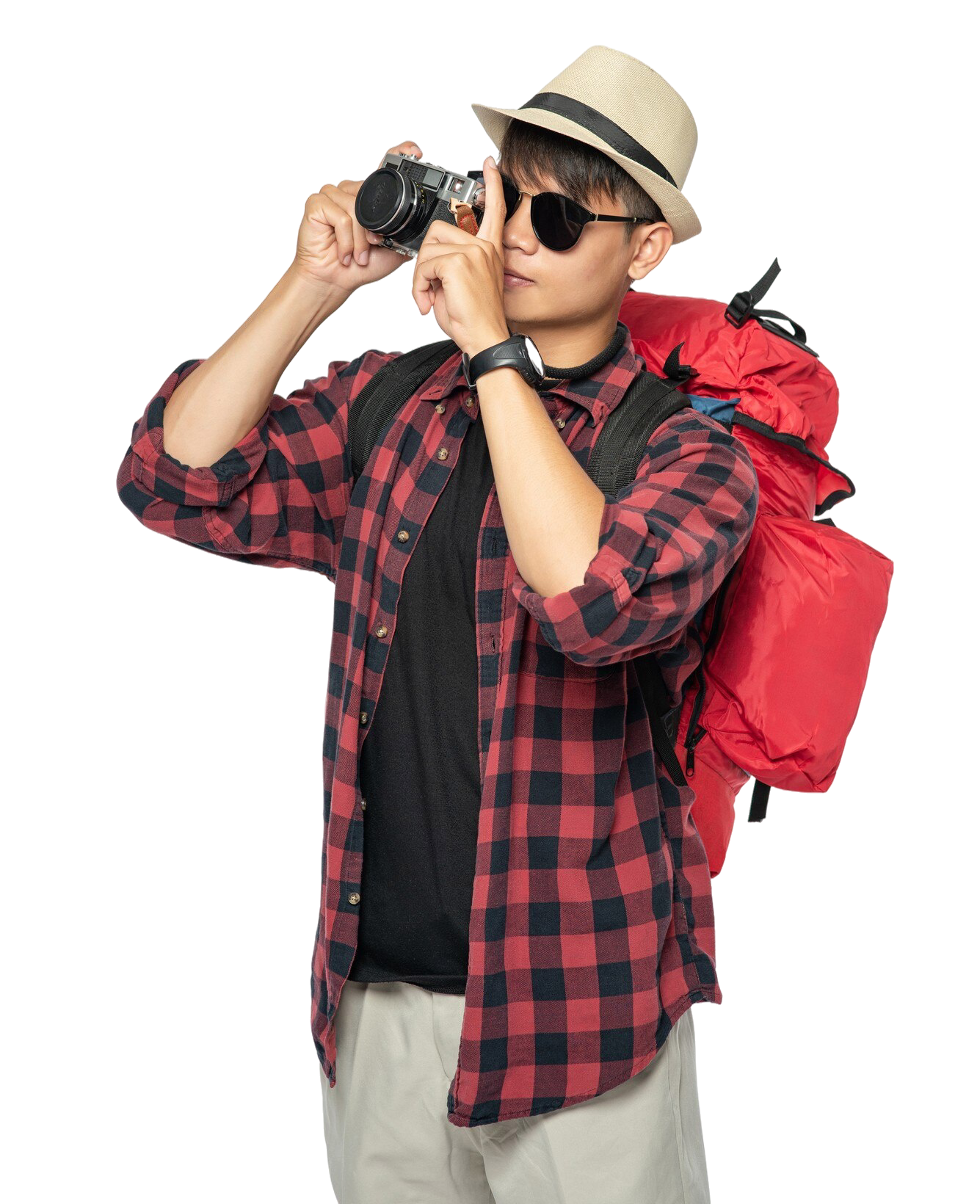 men-dressed-travel-wearing-glasses-hats-carrying-bag-carrying-camera