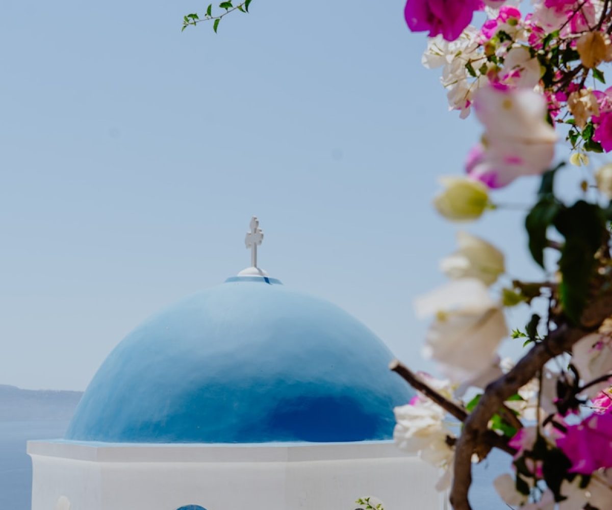 Santorini Dome Chapel, Greece